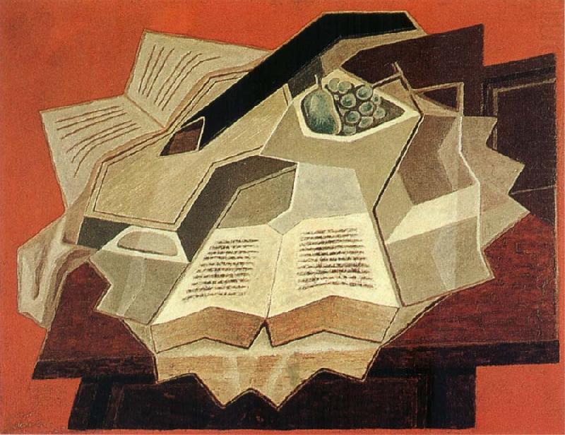 The book is opened, Juan Gris